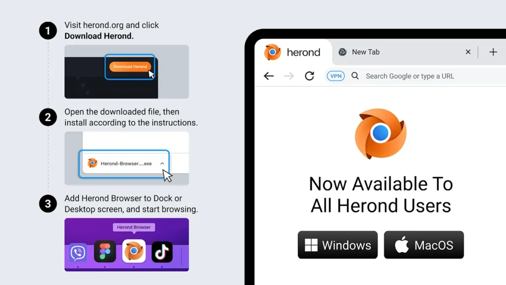 Download herond browser