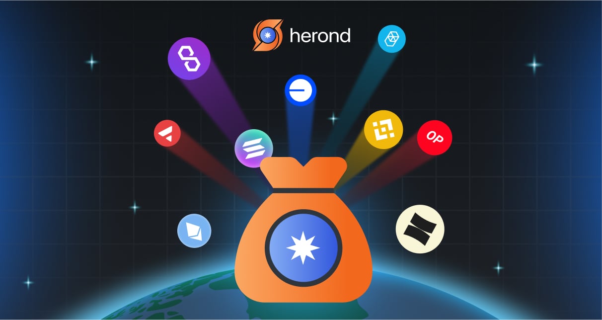 Herond Wallet: Ví điện tử đa chuỗi, không key, không lưu ký