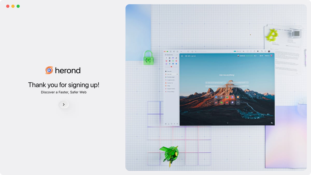 Thank you for signing up
