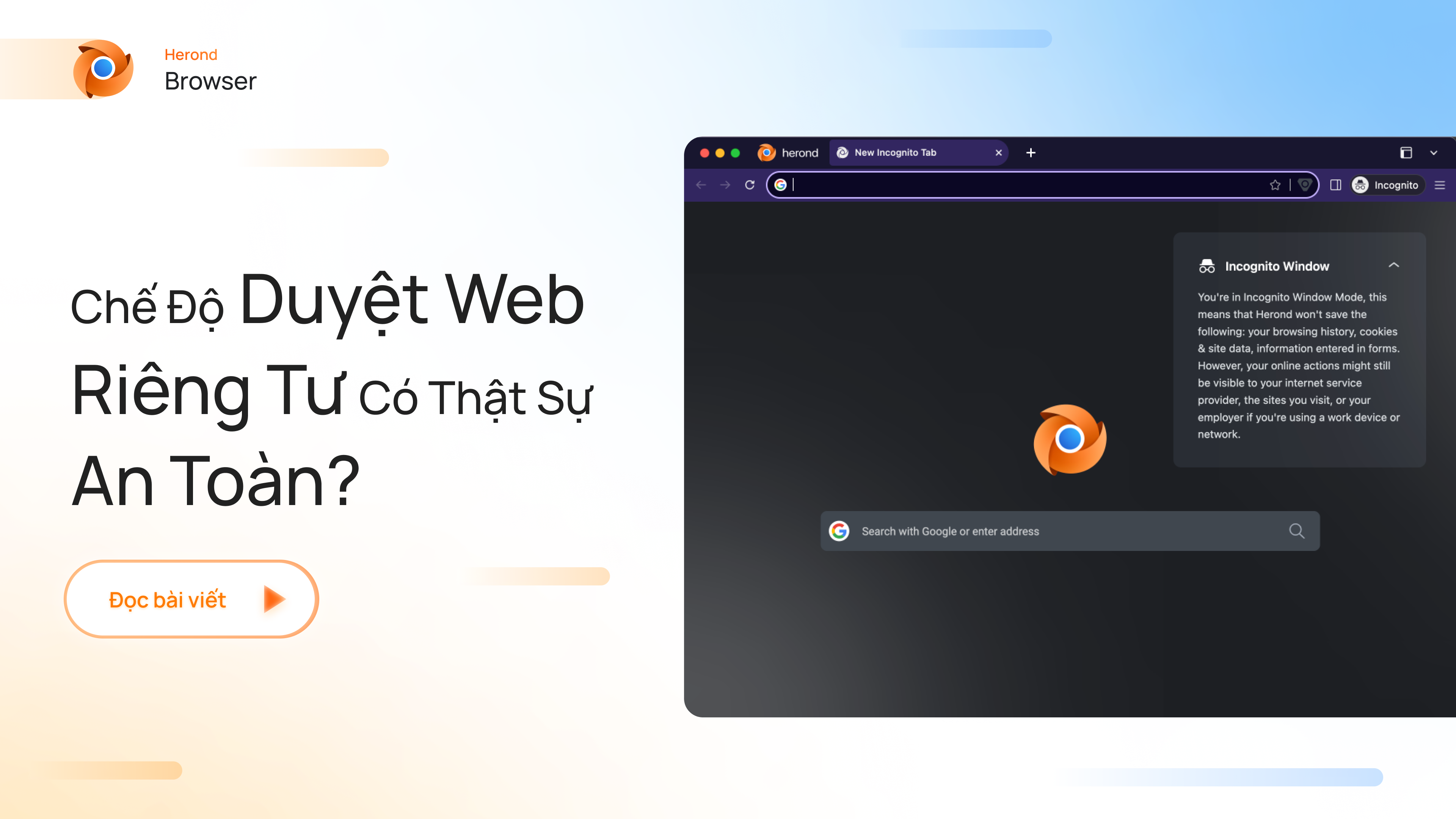 Chế độ duyệt web riêng tư có thật sự an toàn
