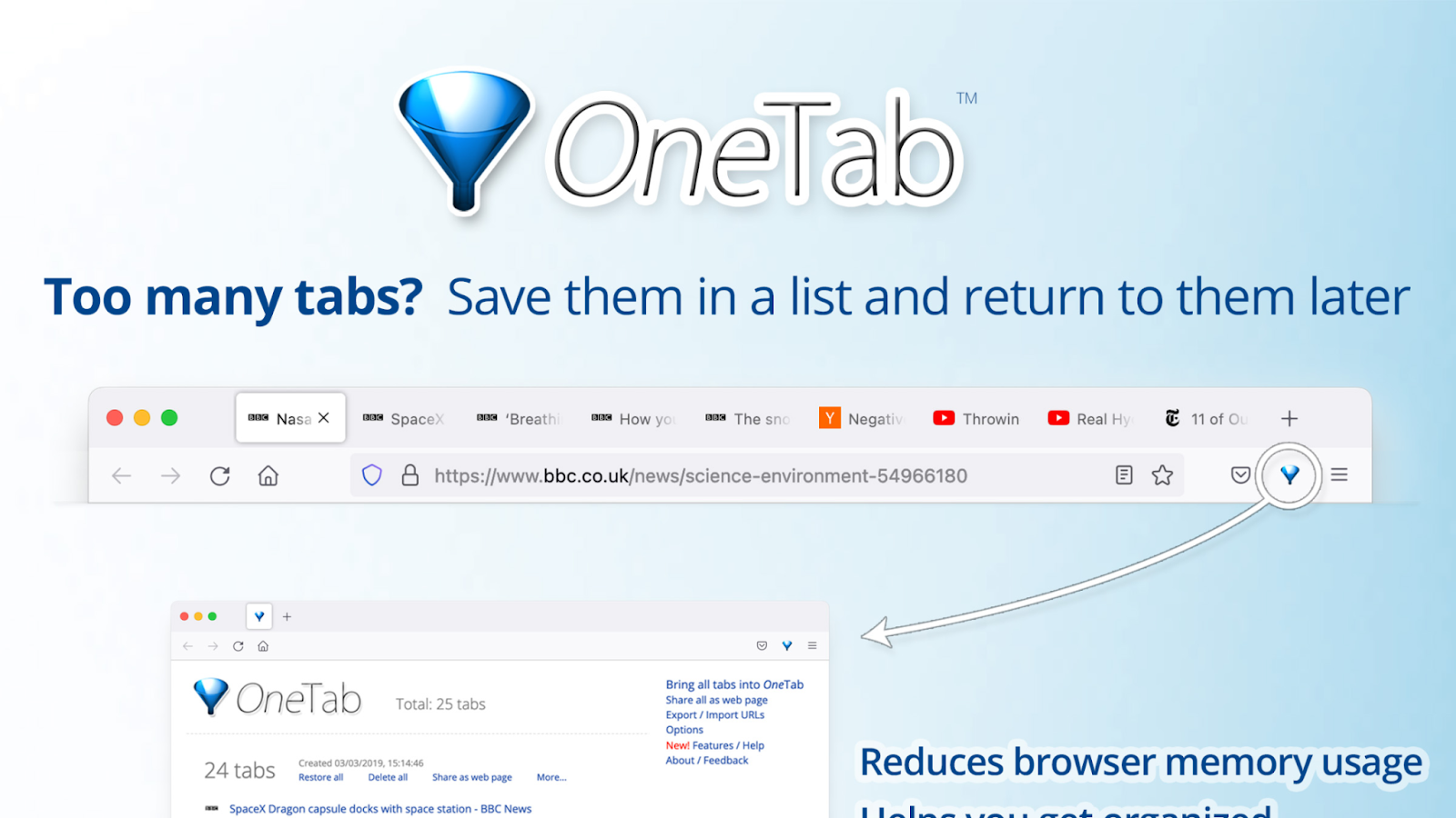 one tab