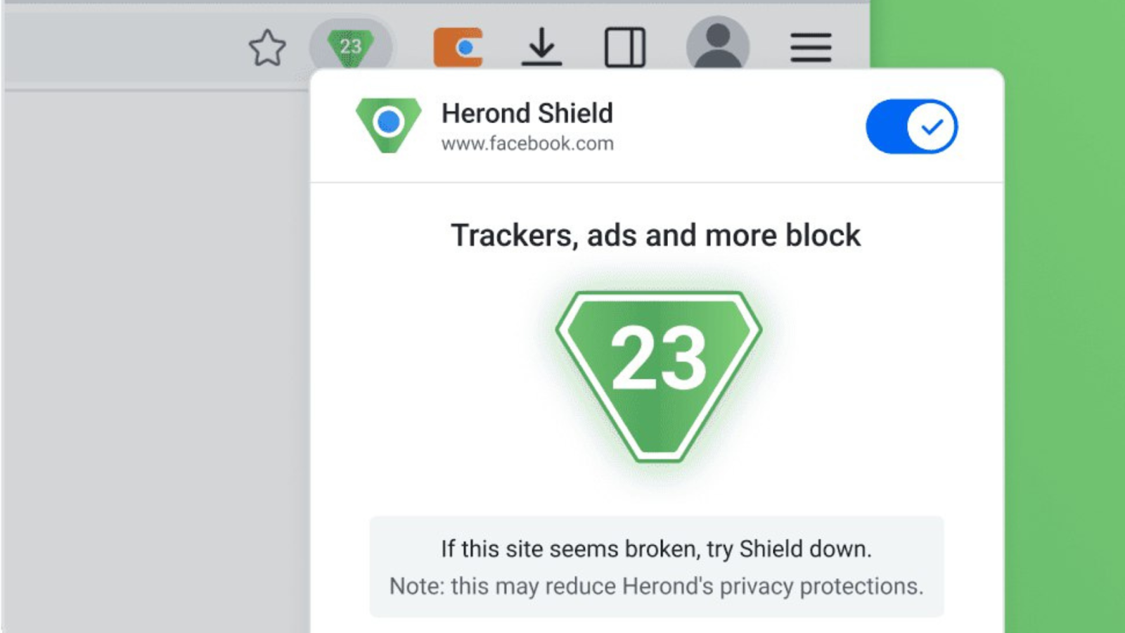 Youtube adblock with Herond Shield