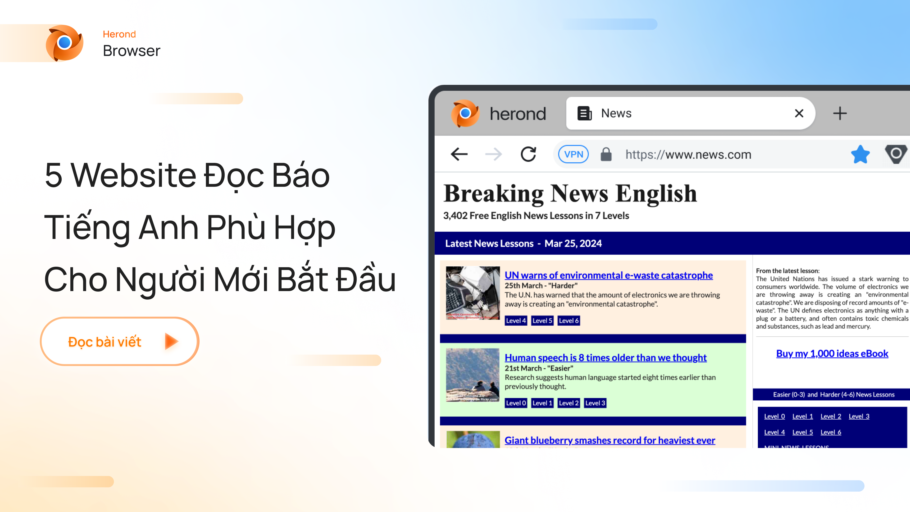 top 5 website đọc báo tiếng Anh phù hợp cho người mới bắt đầu