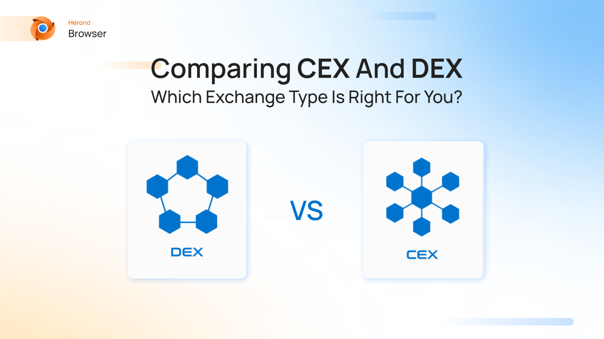 Comparing CEX and DEX: Which Exchange Type is Right for You?