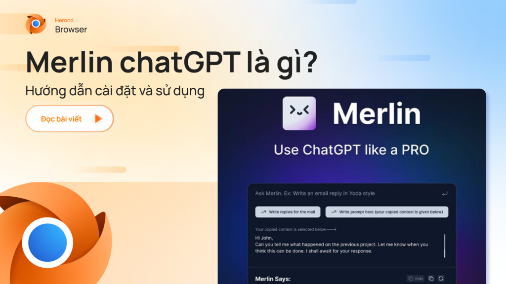 Cách sử dụng Merlin Chat GPT