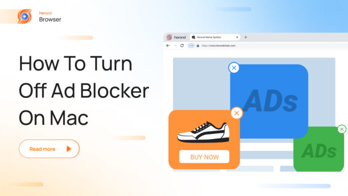 How to turn off Ad Blocker on Mac