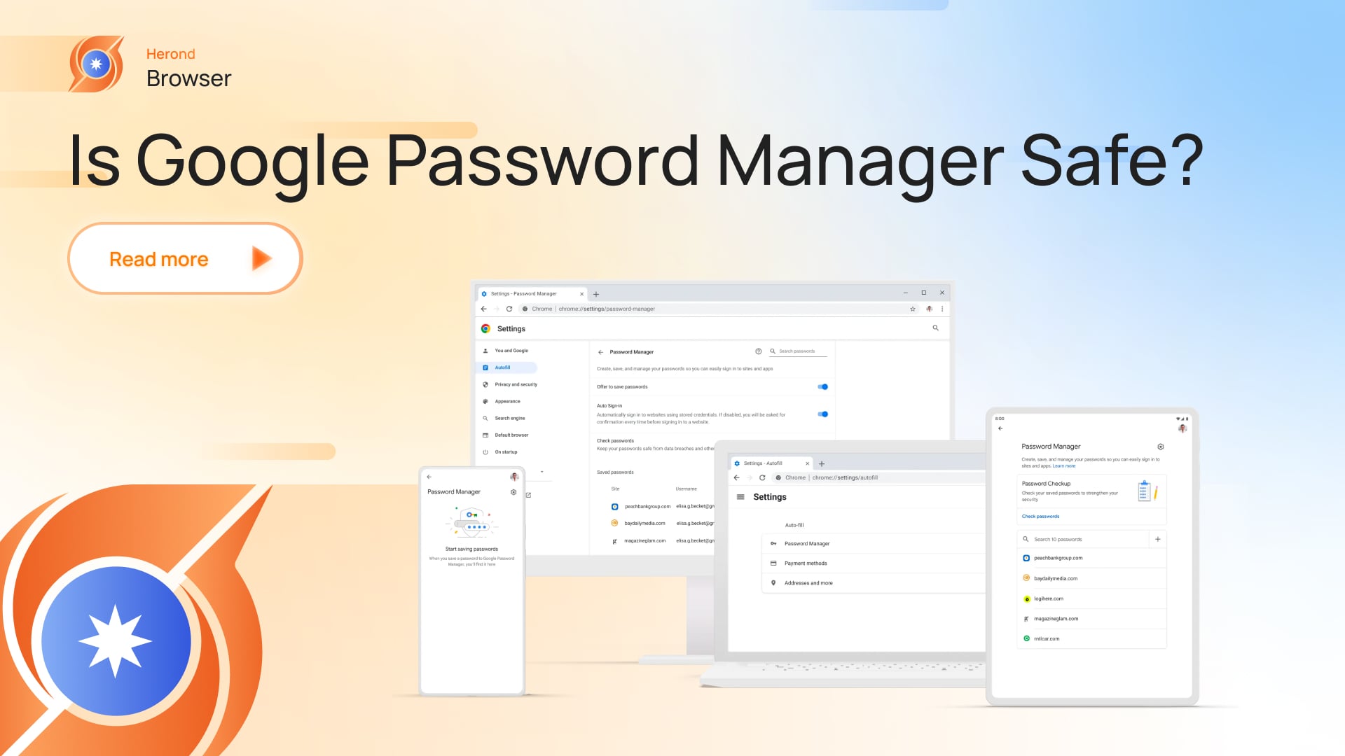 Is Google password manager safe