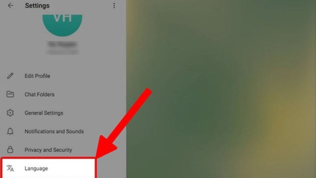 Hướng dẫn cài đặt ngôn ngữ khác cho Telegram bước 2