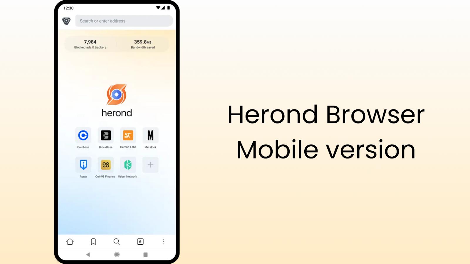 pop up Blocker Android and IOS with Privacy Focused Browser - Herond (Mobile Version)