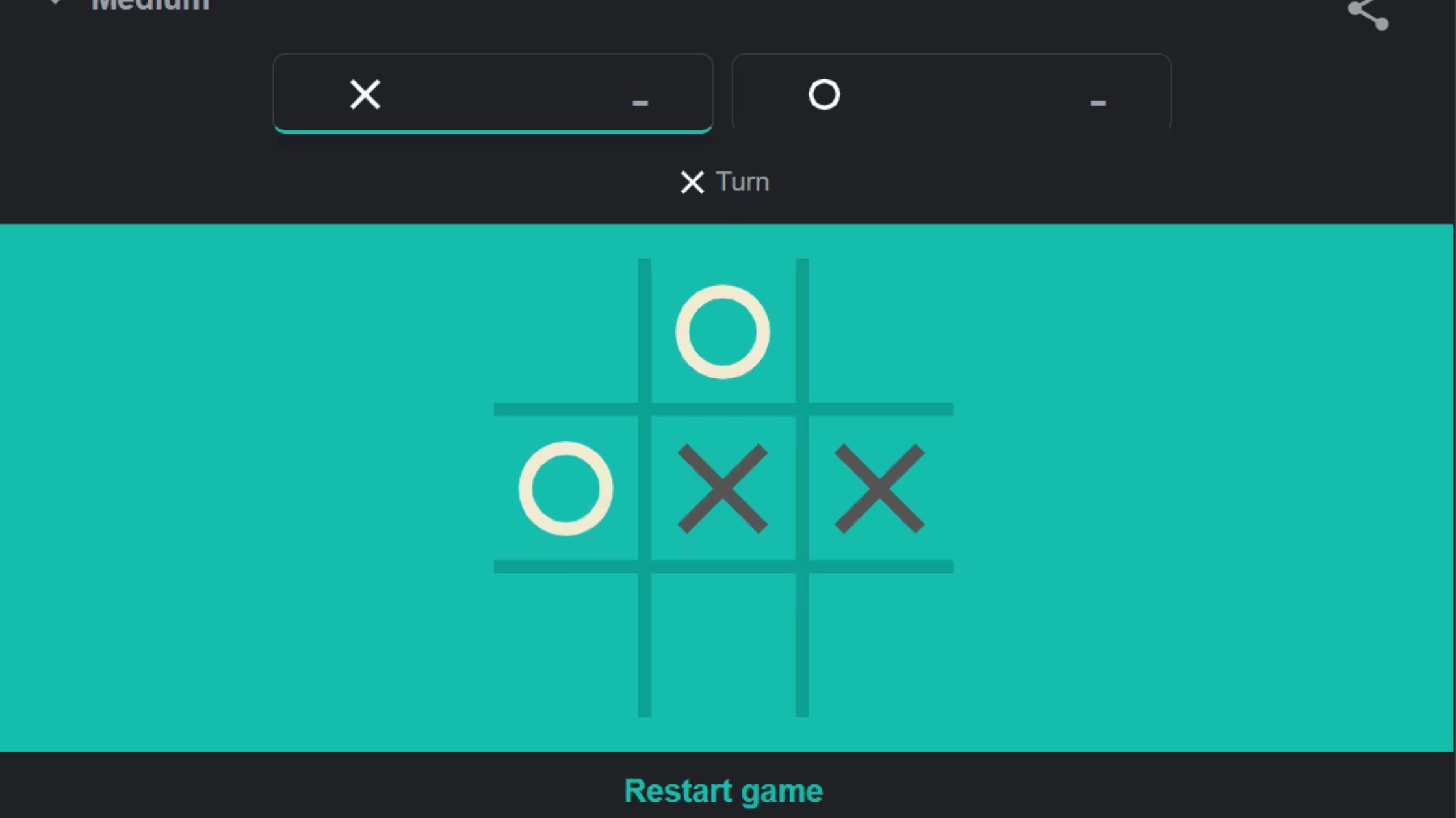 Top 10 trò chơi mini trên Google bạn không nên bỏ qua - Tic-tac-toe 