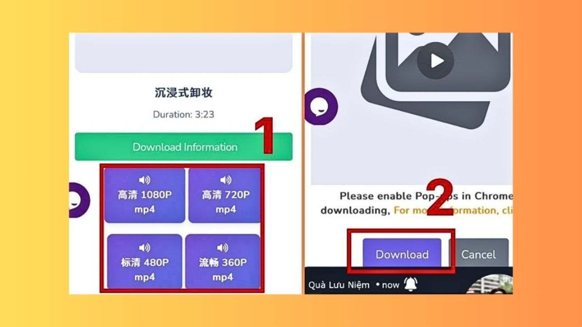 Cách tải video Weibo về điện thoại - Bước 3 