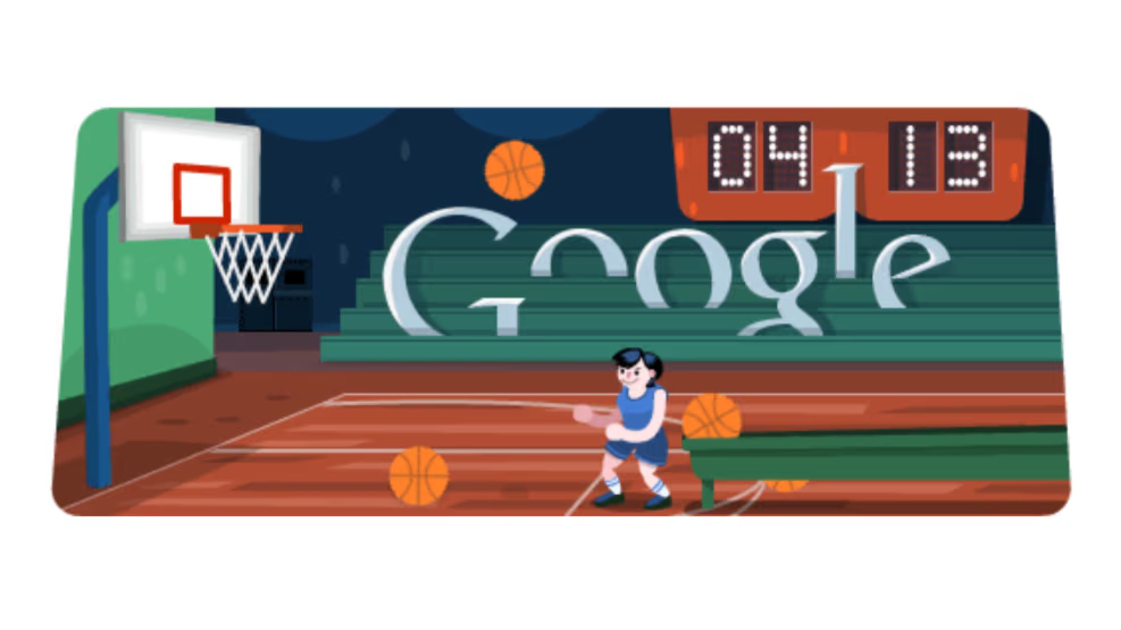 Top 10 trò chơi mini trên Google bạn không nên bỏ qua - basketball 