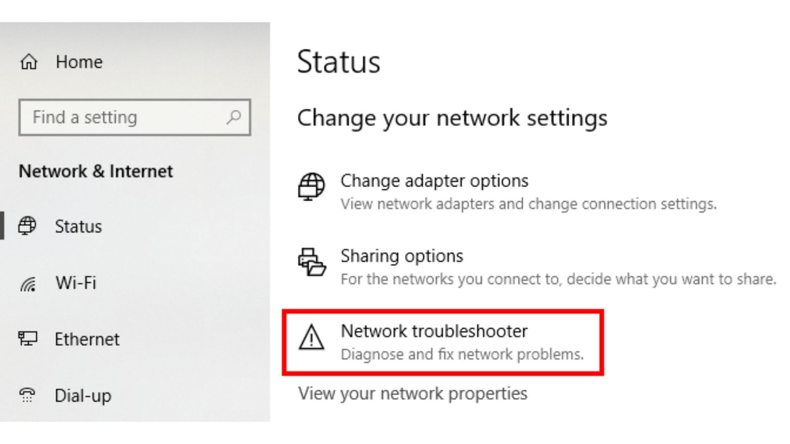 Step 4: Run a Network Troubleshooter (For Windows)