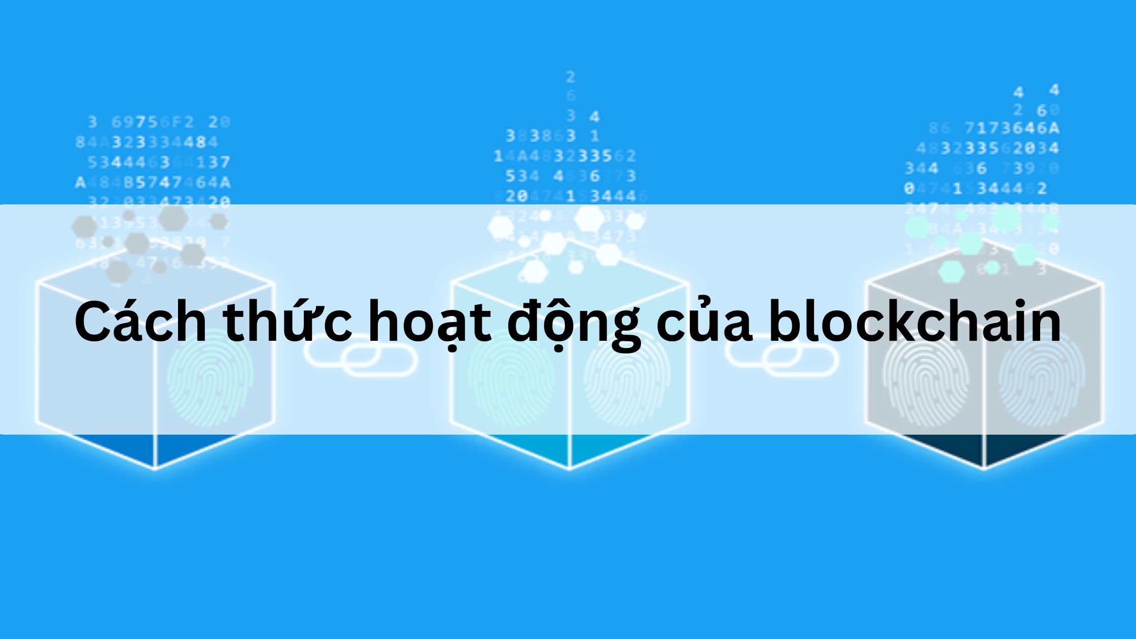 Cách thức hoạt động của blockchain là gì