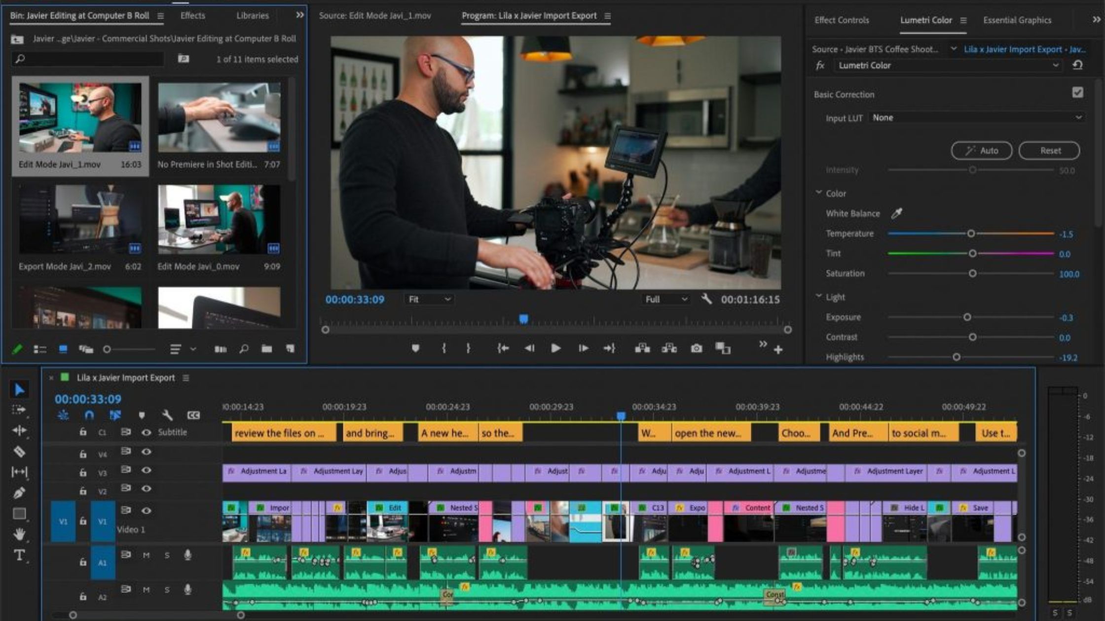 Công cụ AI cho chỉnh sửa âm thanh Adobe Premiere Pro