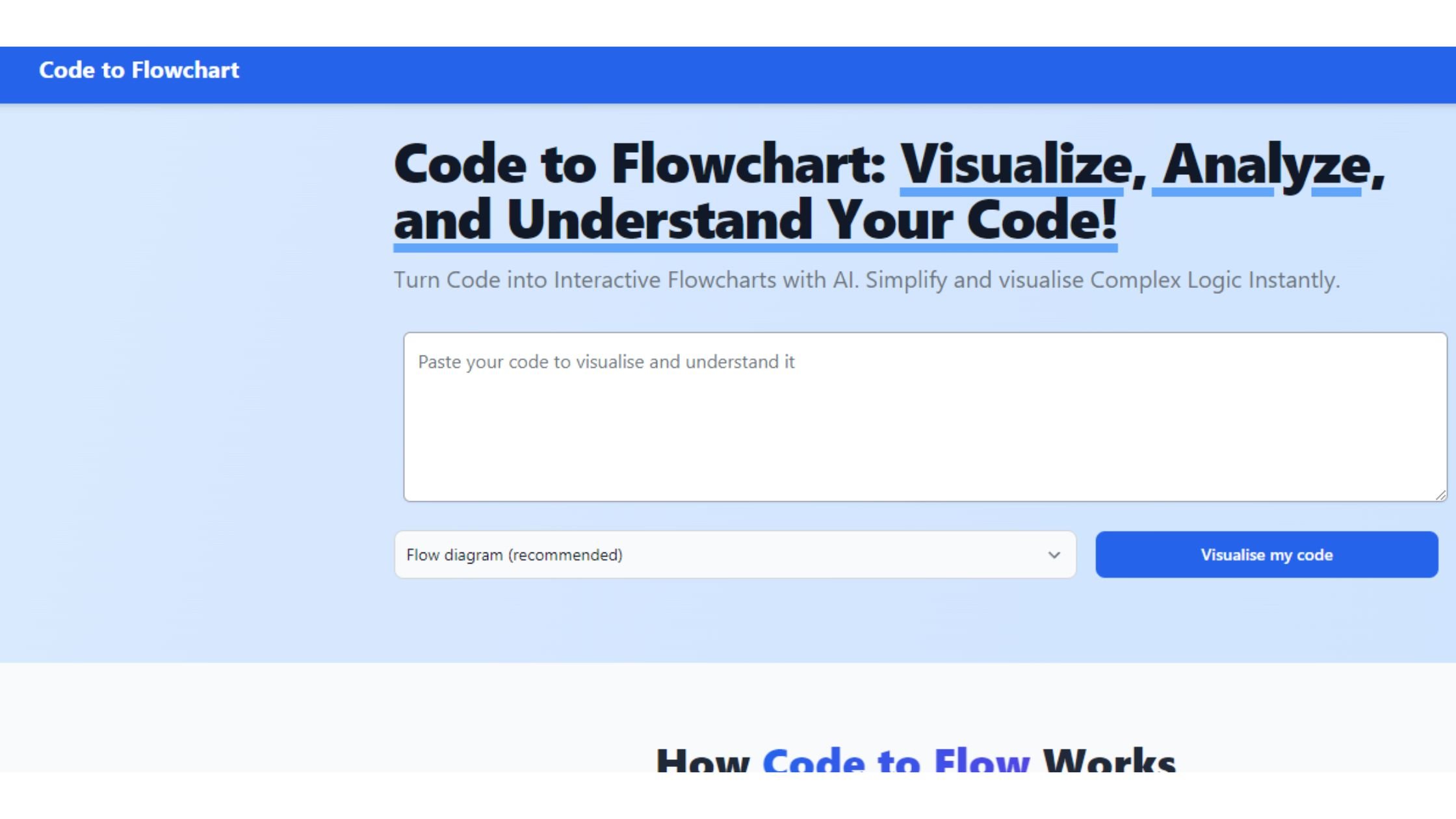 Top 5 công cụ AI tạo biểu đồ và đồ thị hiệu quả - Code to Flowchart