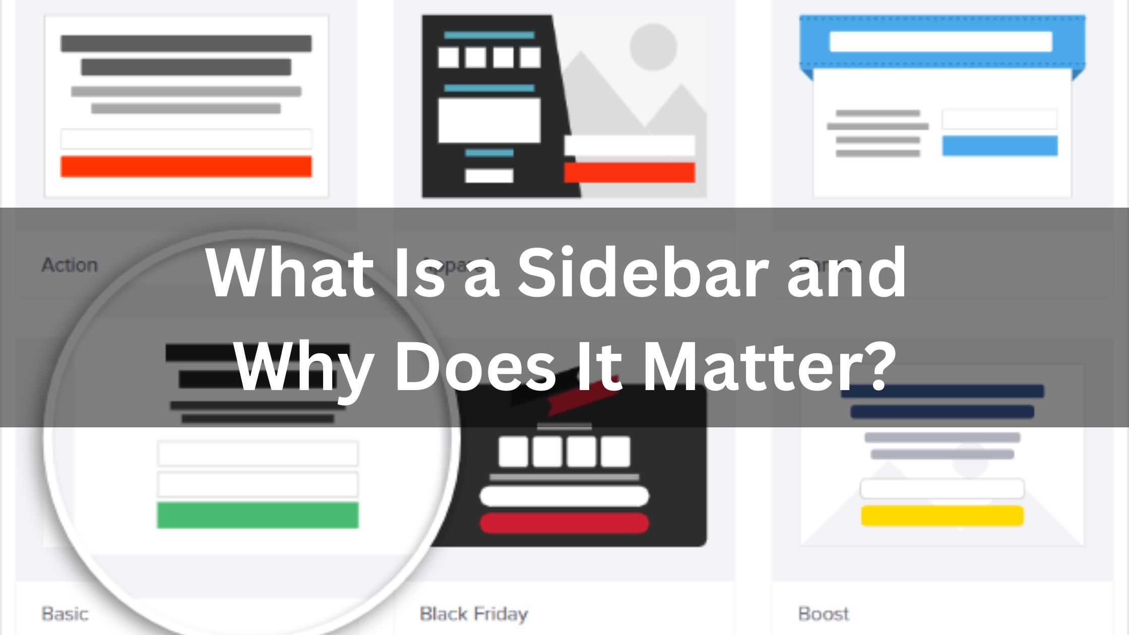 What Is a Sidebar and Why Does It Matter?