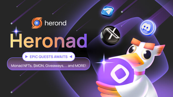 Heronad Campaign: Unlock Epic Rewards in the Monadverse
