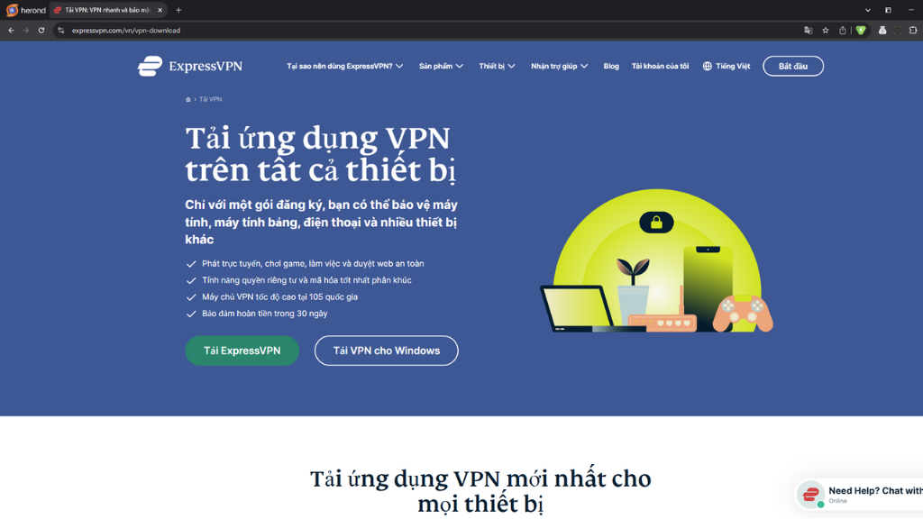 Cài đặt VPN trên máy tính Windows