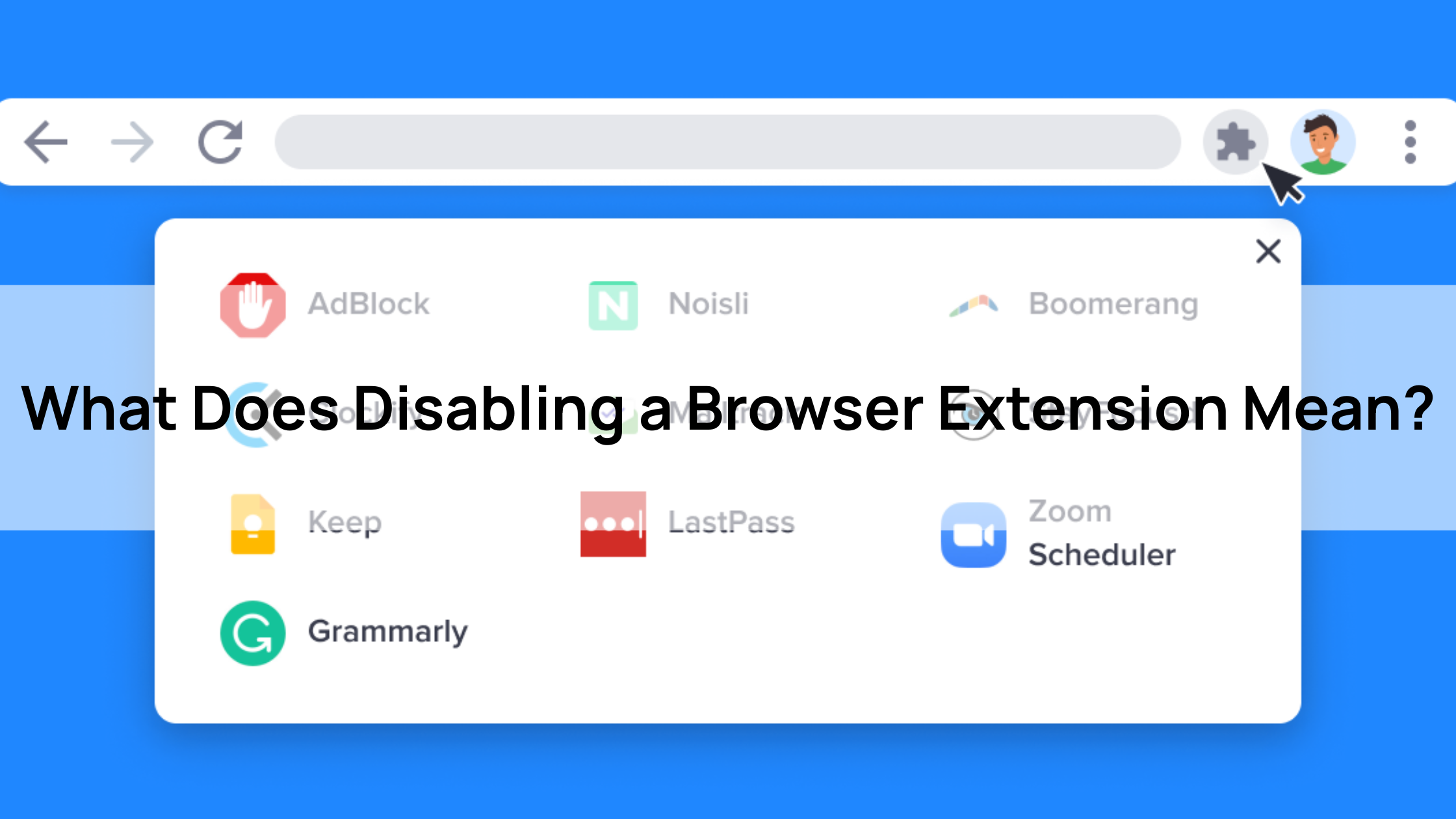 What Does Disabling a Browser Extension Mean?