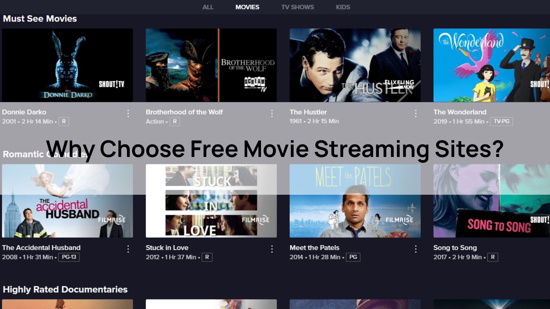 Why Choose Free Movie Streaming Sites?