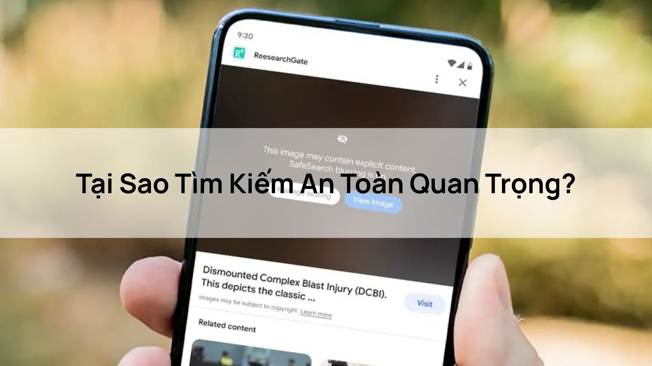 Tại Sao Tìm Kiếm An Toàn Quan Trọng?