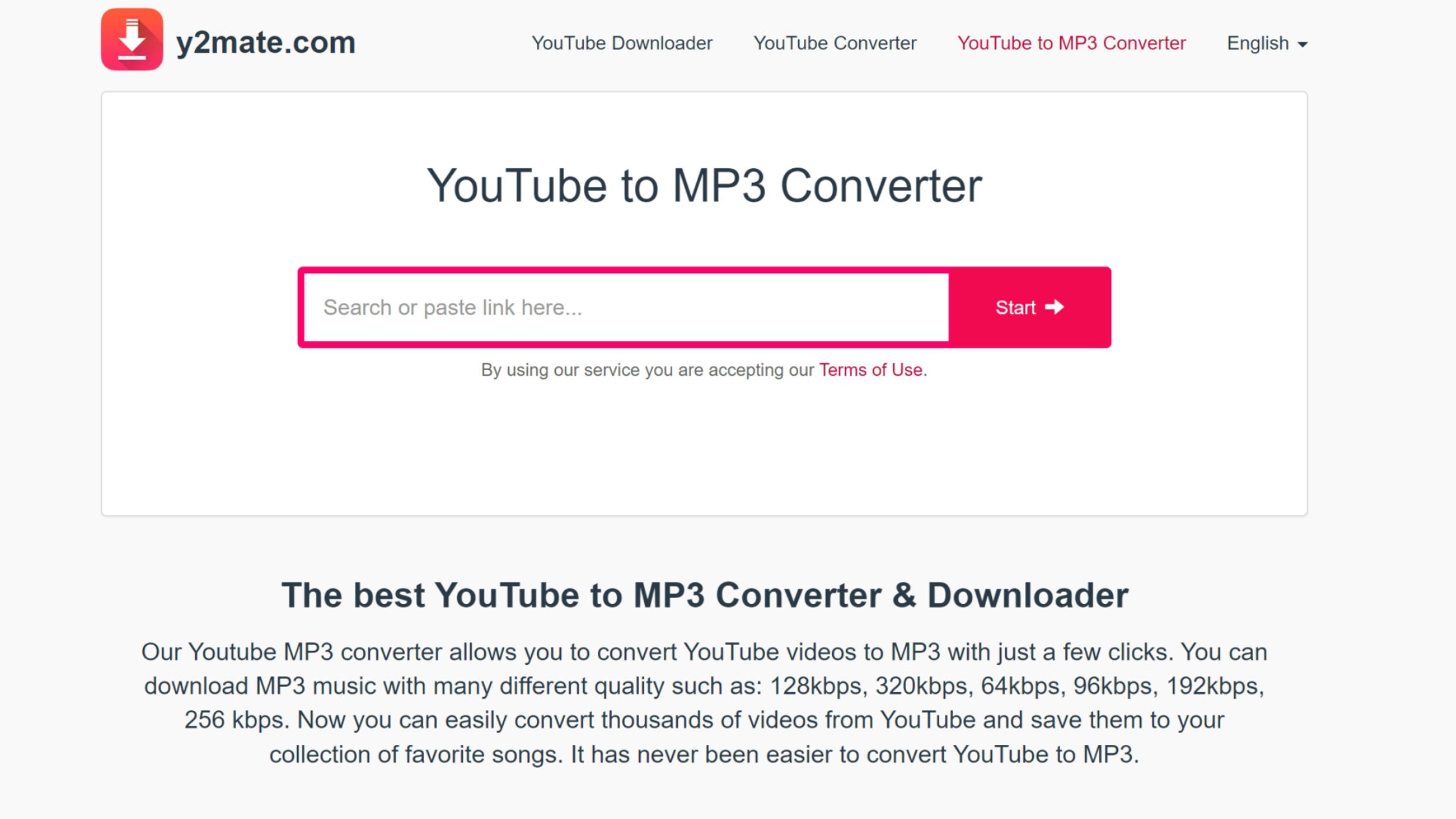 Use YouTube to MP3 Converter