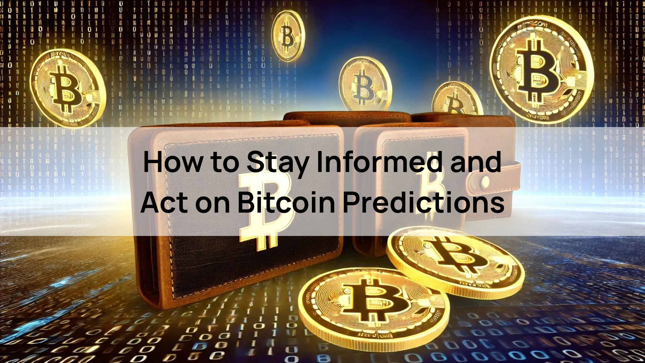 How to Stay Informed and Act on Bitcoin Predictions