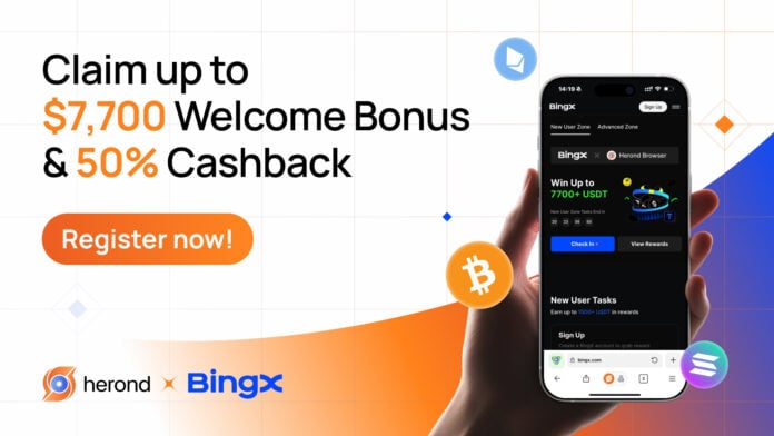 Herond Browser x BingX Exclusive Promotion