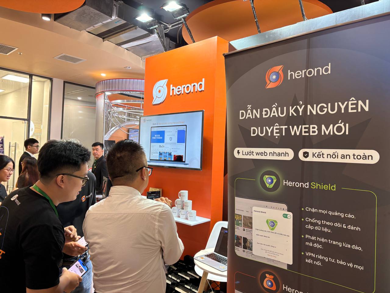 Herond Browser at SIHUB Inauguration: A New Icon of Vietnamese Technology