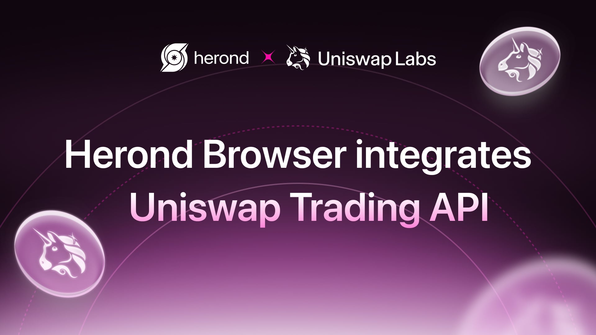 Herond Browser Integrates Uniswap Trading API
