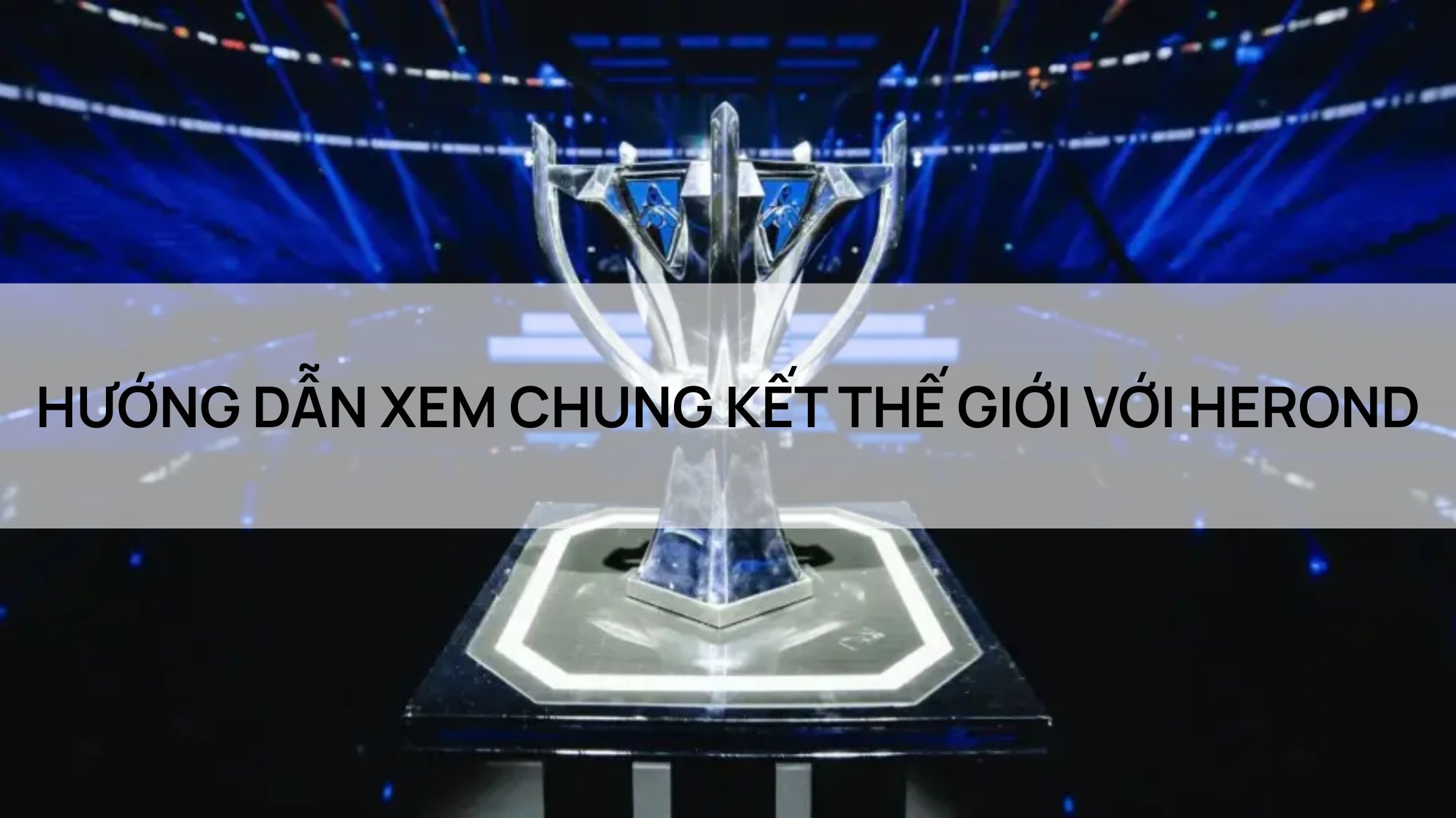 HƯỚNG DẪN XEM CHUNG KẾT THẾ GIỚI VỚI HEROND