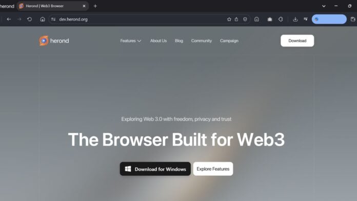 Ví tích hợp sẵn trong Herond Browser - Trải nghiệm Web3 mượt mà