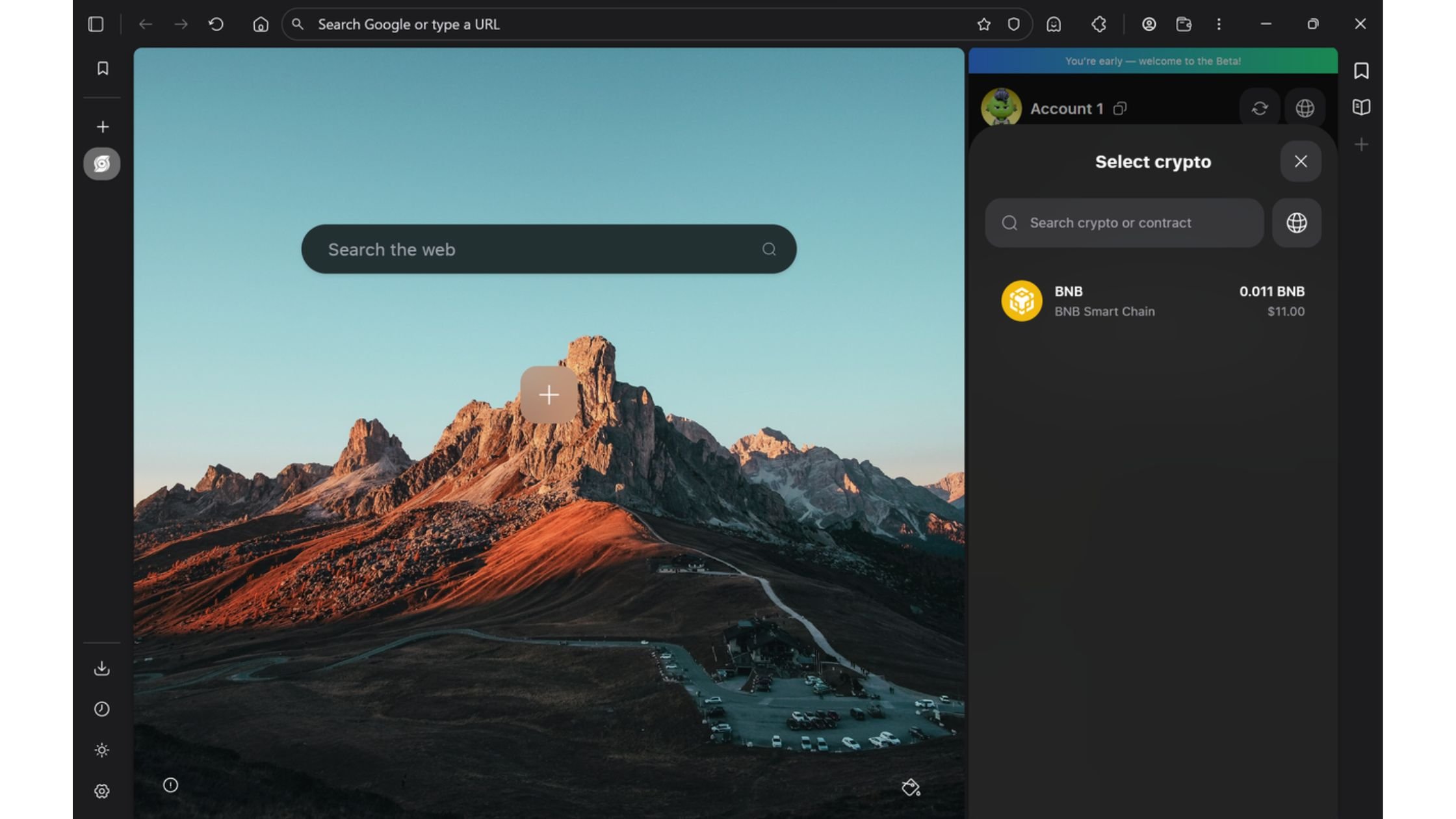 Step 2: Your Herond Keyless wallet will display all the coins you currently hold, choose the one you want to send and proceed to the next step effortlessly.