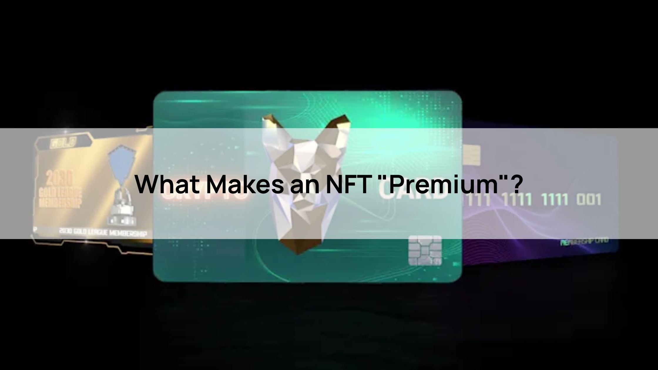 What Makes an NFT "Premium"?