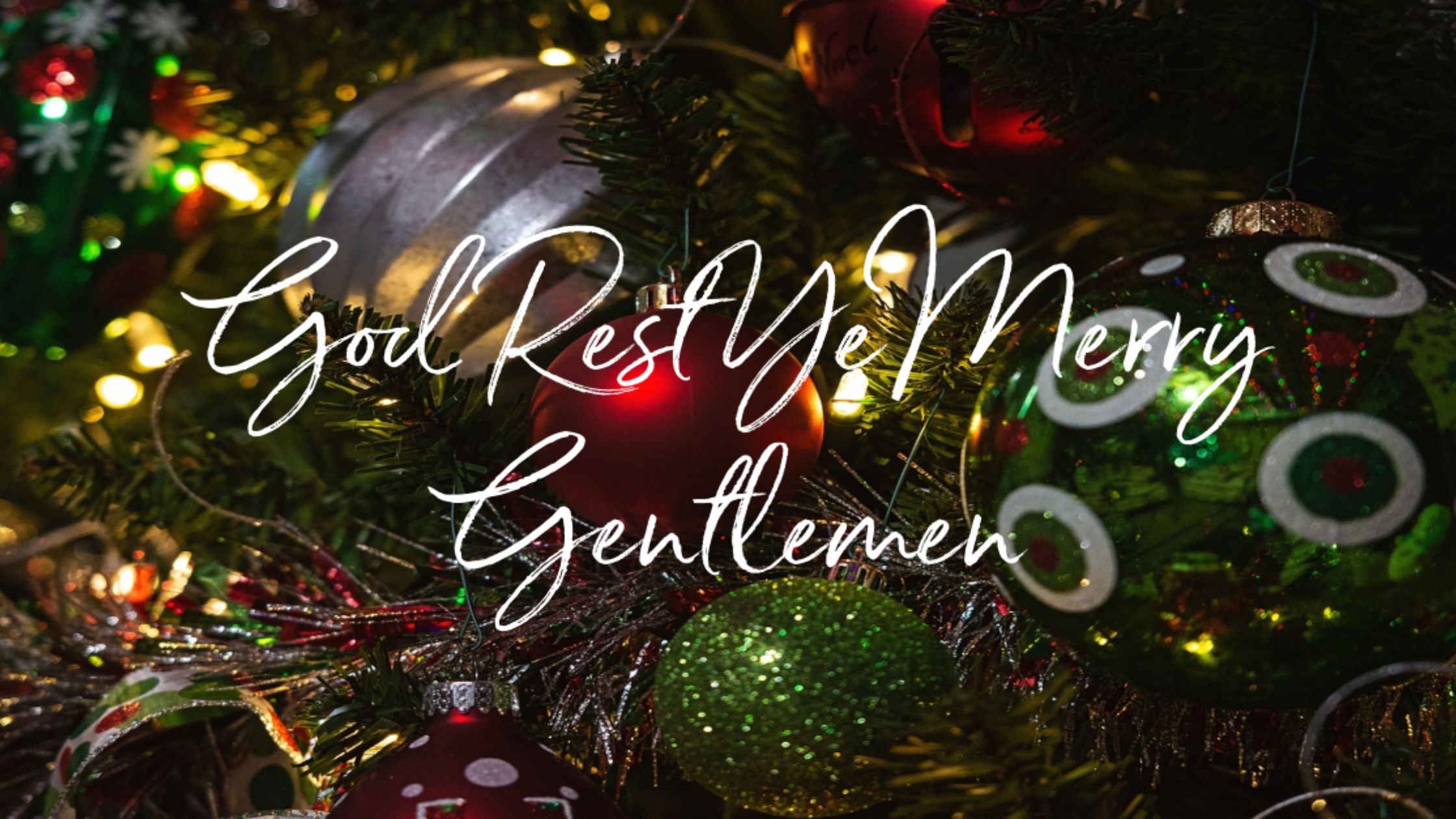 God Rest Ye Merry Gentlemen - The Piano Guys.
