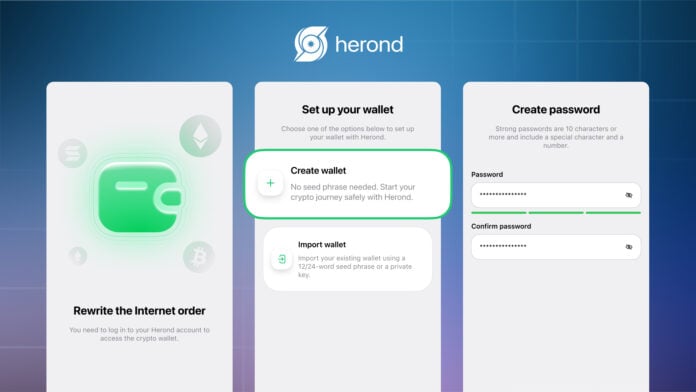 How to Create a Herond Keyless Wallet in 4 Simple Steps