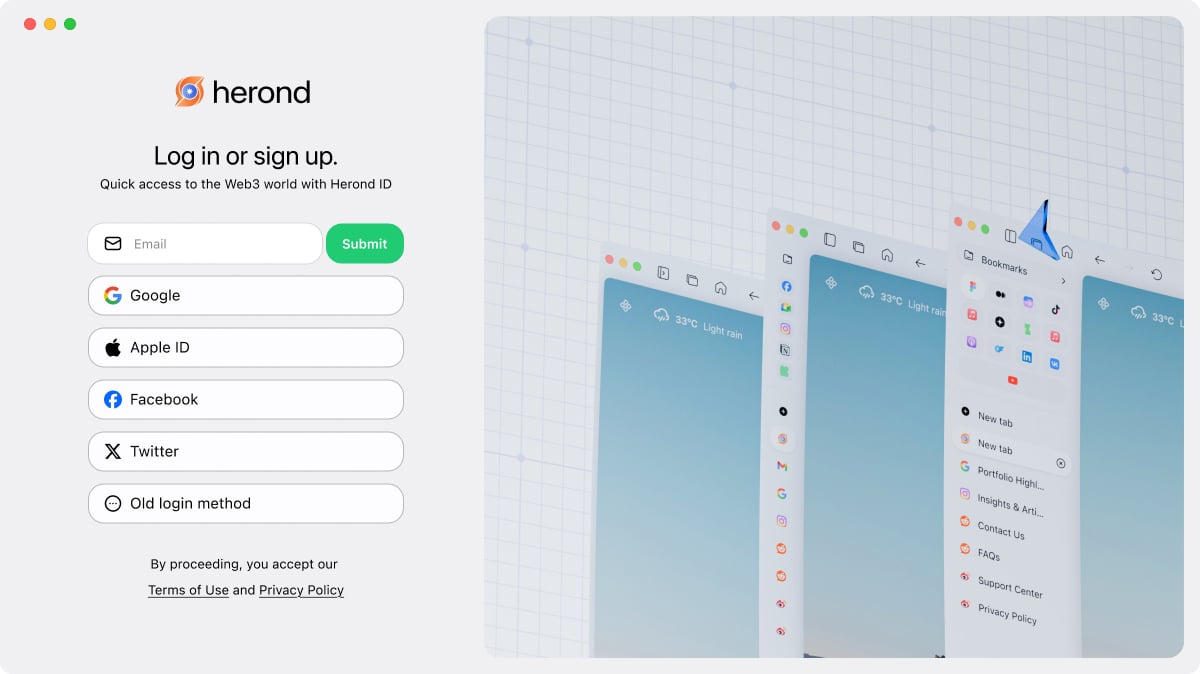 Bước 4: Đăng nhập hoặc đăng ký