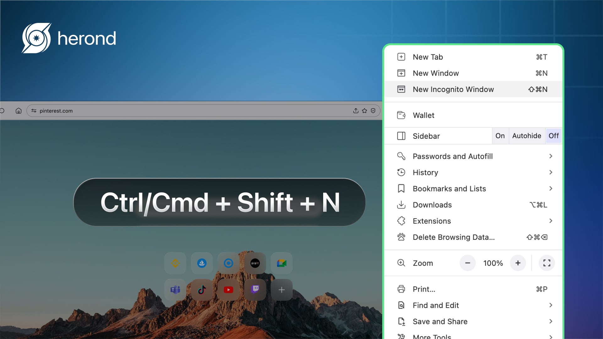 From A to Z: Herond Browser Shortcuts for Beginners