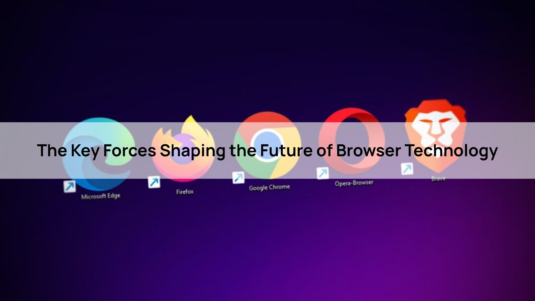 The Key Forces Shaping the Future of Browser Technology