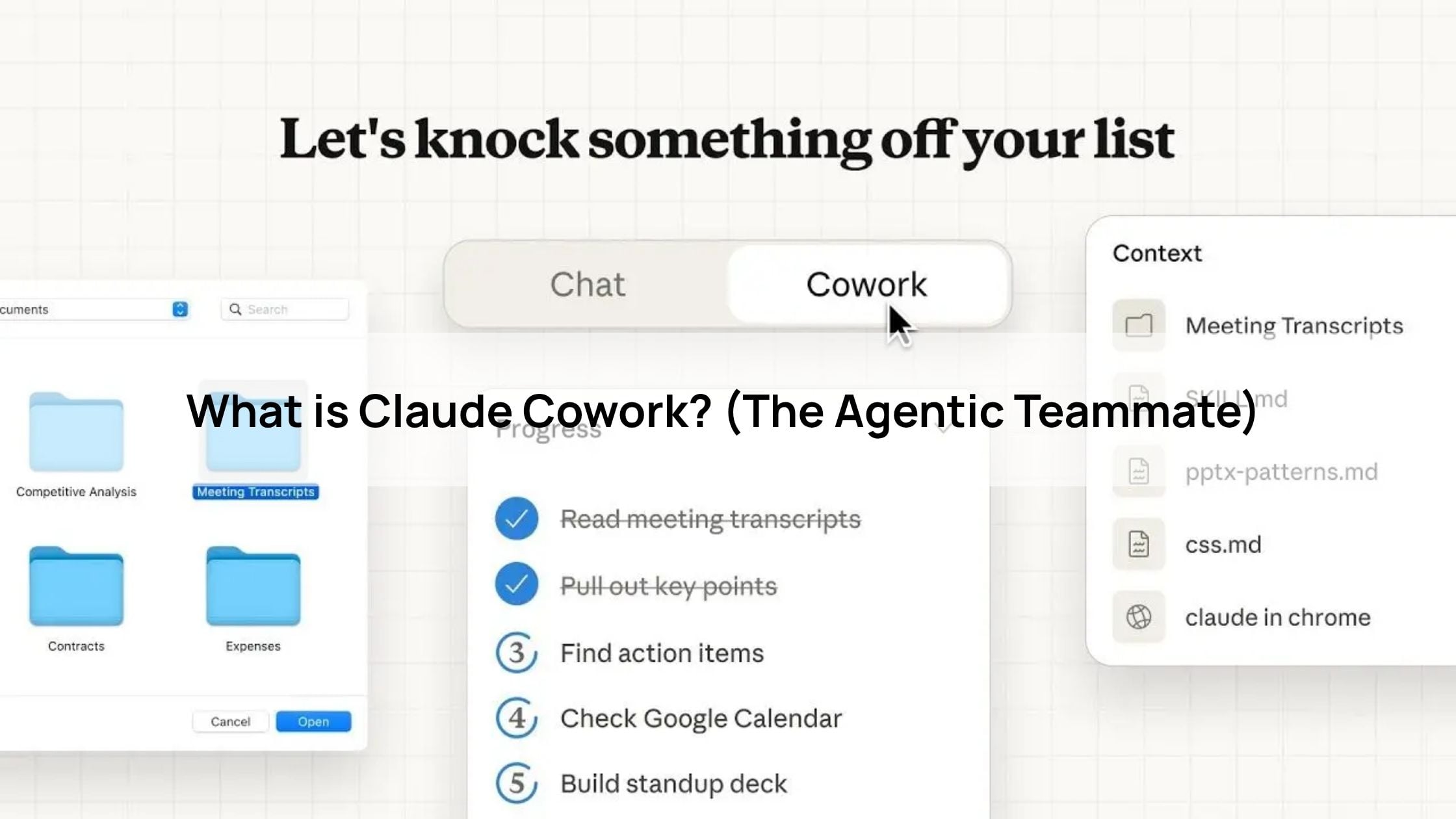 What is Claude Cowork? (The Agentic Teammate)