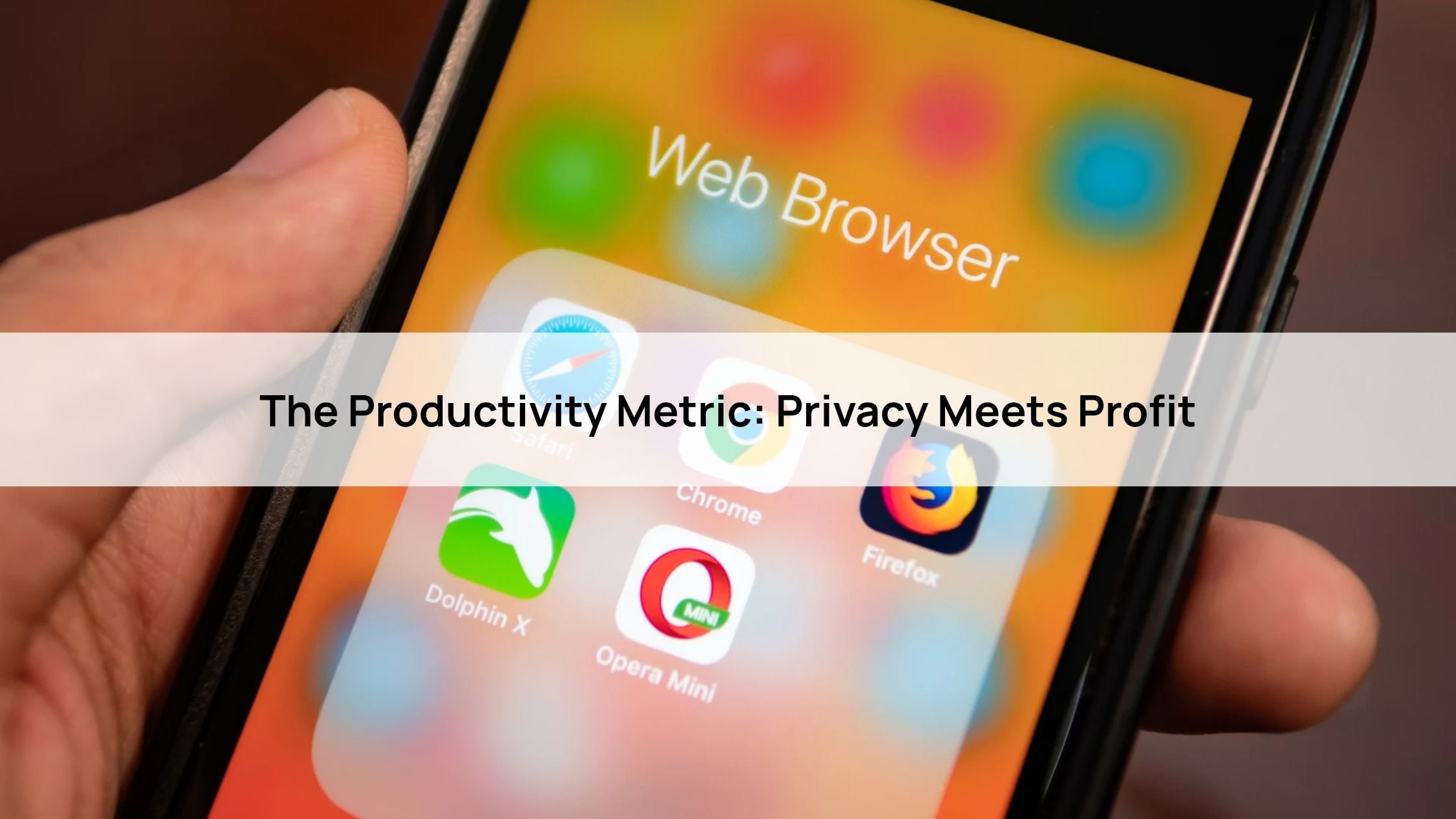 The Productivity Metric: Privacy Meets Profit