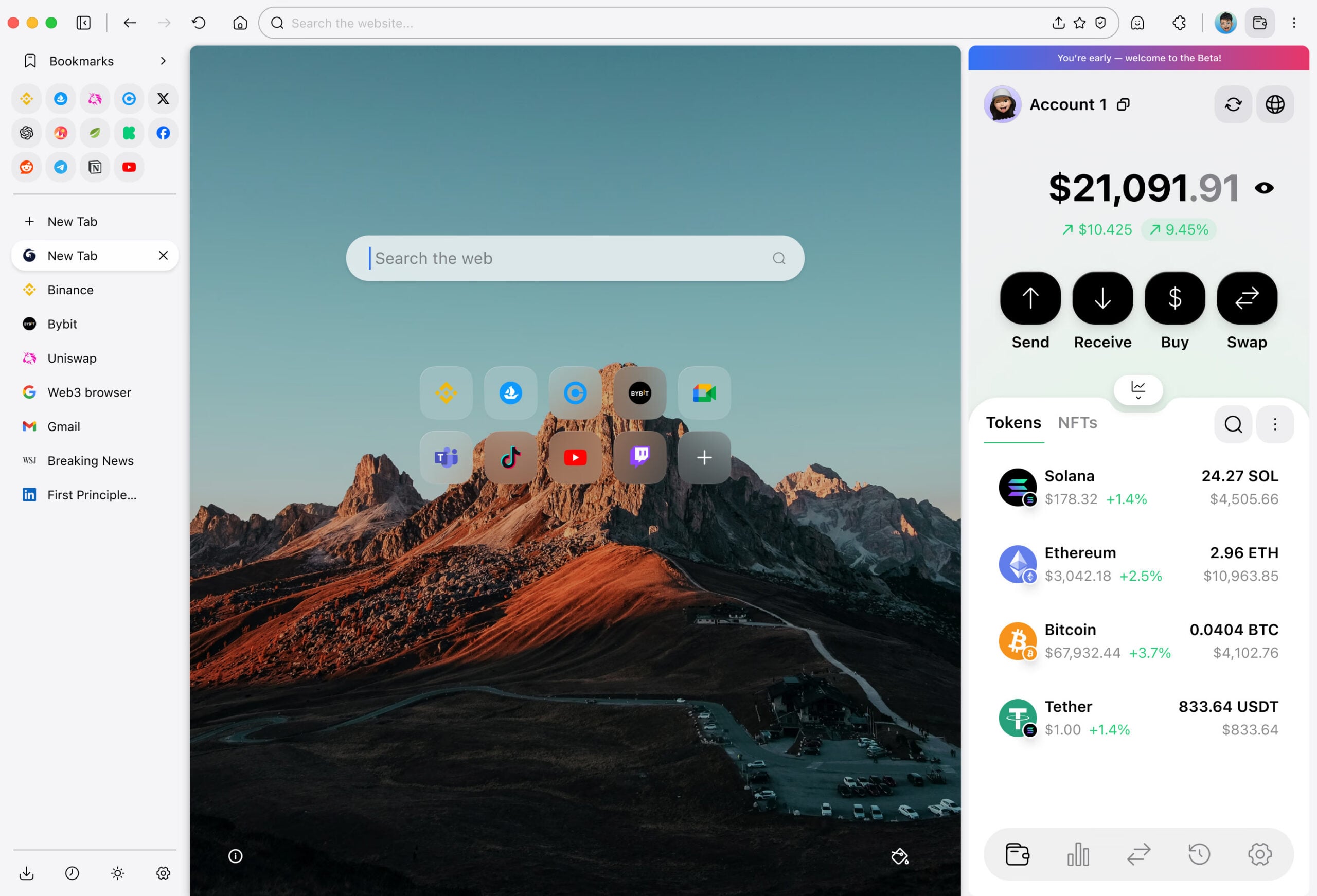 Herond Wallet: keyless, multi-chain, no extensions needed