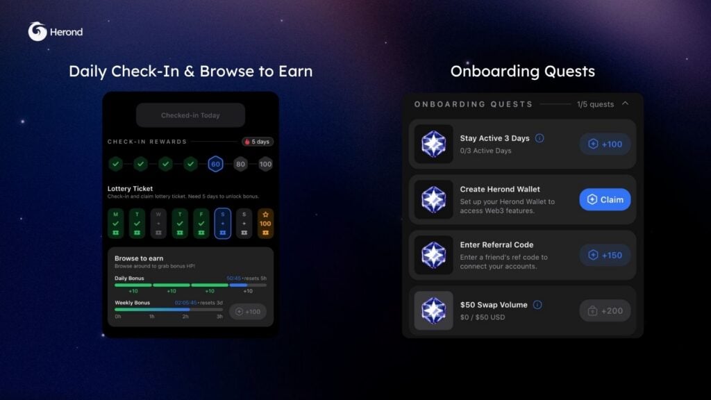 Herond Point Onboarding Quest